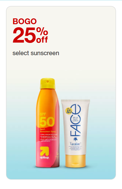 BOGO sunblock offers